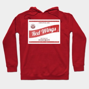 Red Stripe Wings Hoodie